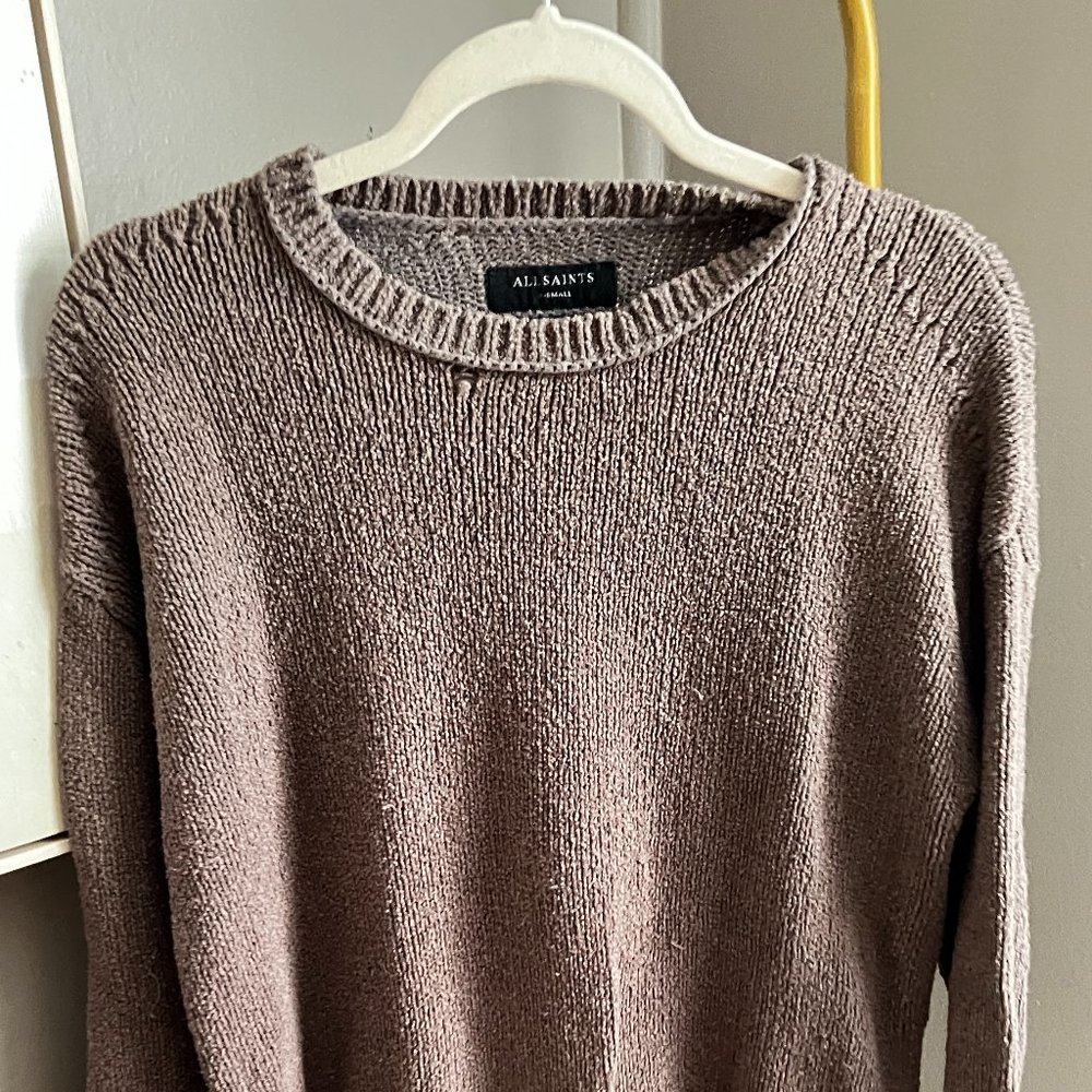 Women's All Saint's Oversized Brown Sweater